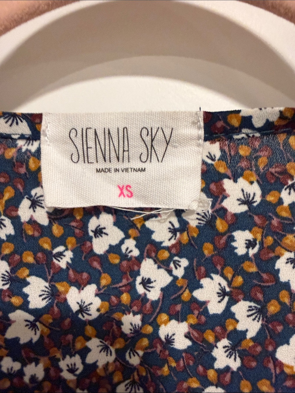 Sienna Sky Black Multi Floral Tie-Waist Blouse - Picture 2 of 3